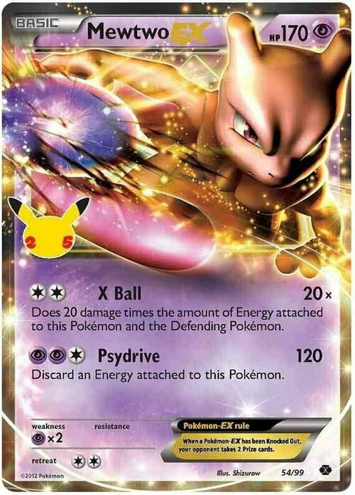 Mewtwo EX Card Front
