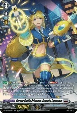 Aurora Battle Princess, Execute Lemonun Card Front