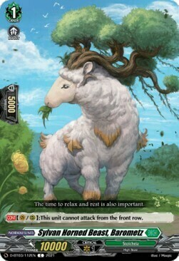 Sylvan Horned Beast, Barometz Card Front