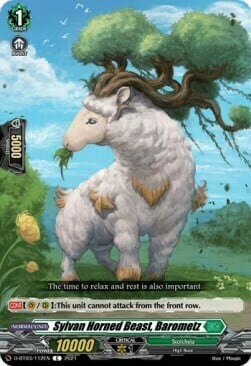 Sylvan Horned Beast, Barometz [D Format] Card Front