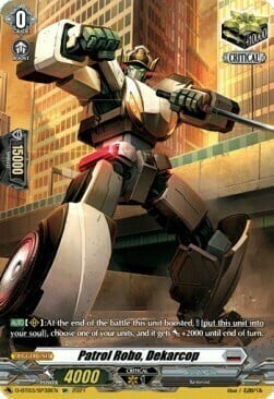 Patrol Robo, Dekarcop Card Front