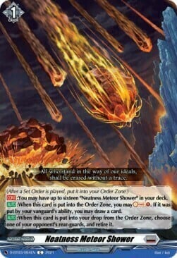 Neatness Meteor Shower Card Front