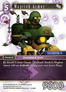 Magitek Armor Card Front