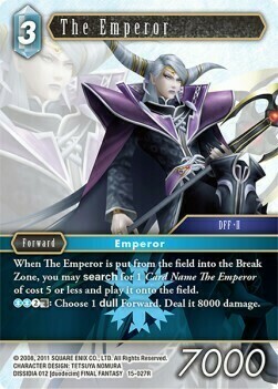 The Emperor Card Front