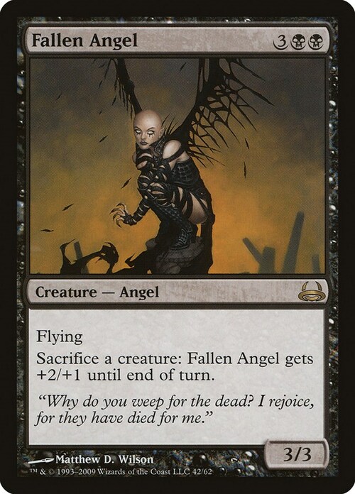 Fallen Angel Card Front