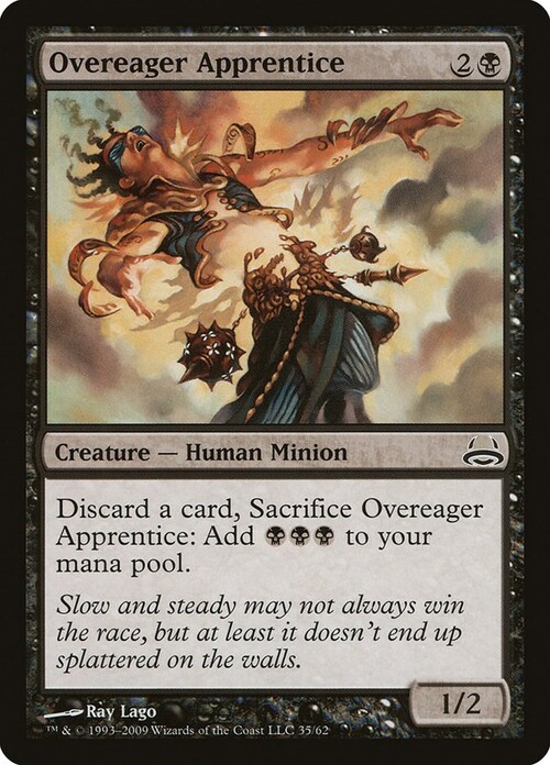 Overeager Apprentice Card Front