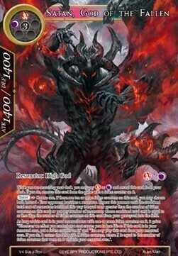 Satan, God of the Fallen Card Front