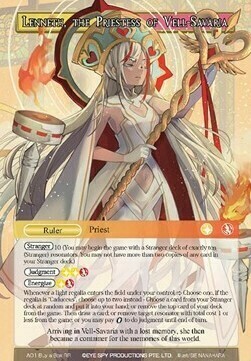 Lenneth, the Priestess of Vell-Savaria // Lenneth, the Priestess of Vell-Savaria Card Front