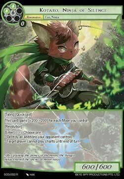 Kotaro, Ninja of Silence Card Front