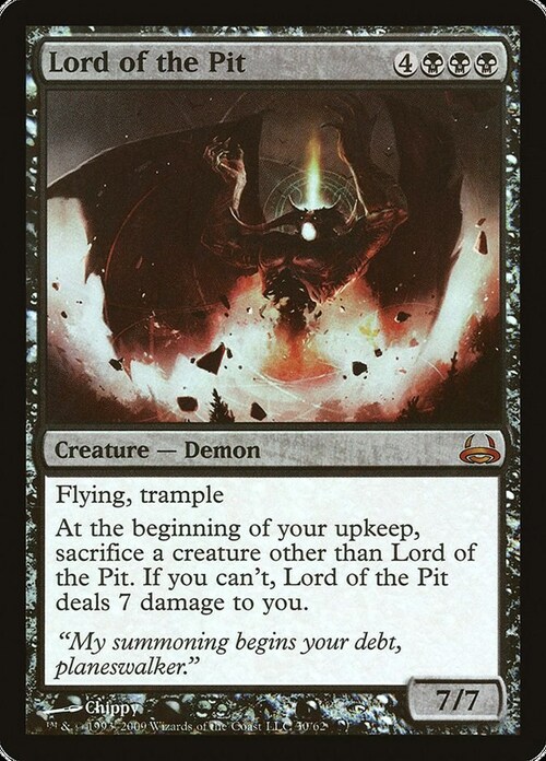 Lord of the Pit Card Front