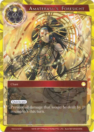 Amaterasu's Foresight Card Front