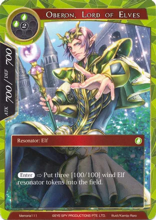 Oberon, Lord of the Elves Frente