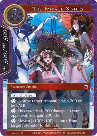 The Mikage Sisters Card Front