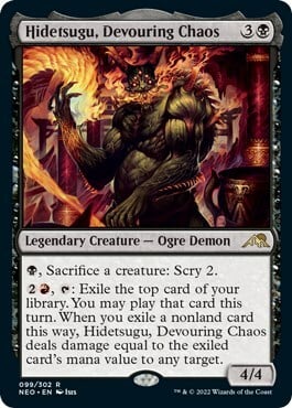 Hidetsugu, Devouring Chaos Card Front
