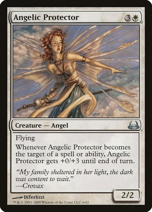 Protector angelical Frente