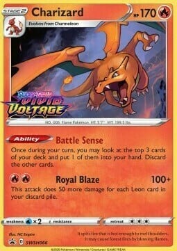Charizard [Battle Sense | Royal Blaze] Card Front