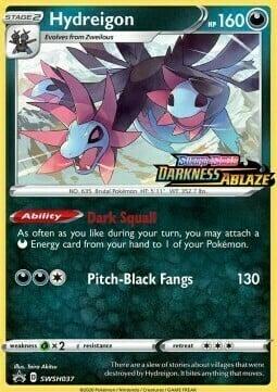 Hydreigon [Dark Squall | Pitch-Black Fangs] Card Front