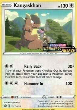 Kangaskhan [Rally Back | Hammer In] Card Front
