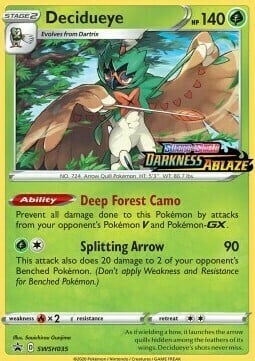 Decidueye [Deep Forest Camo | Splitting Arrow] Card Front