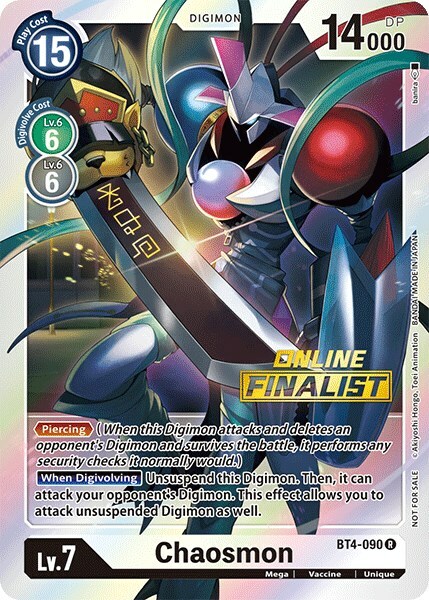 Chaosmon Card Front