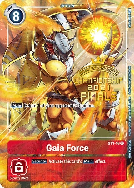 Gaia Force Card Front