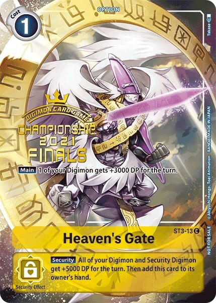 Heaven's Gate Card Front