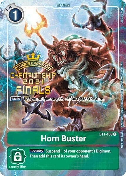 Horn Buster Card Front
