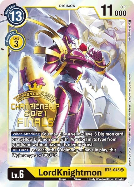 LordKnightmon Card Front
