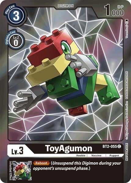 ToyAgumon Card Front