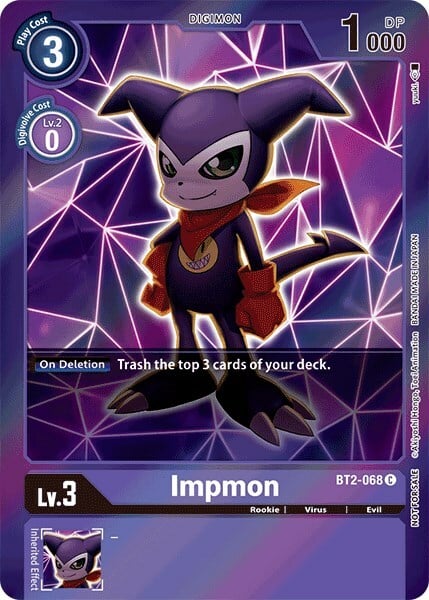 Impmon Card Front