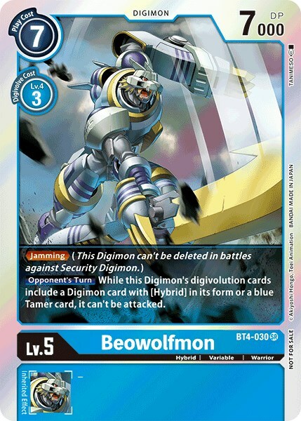 Beowolfmon Card Front