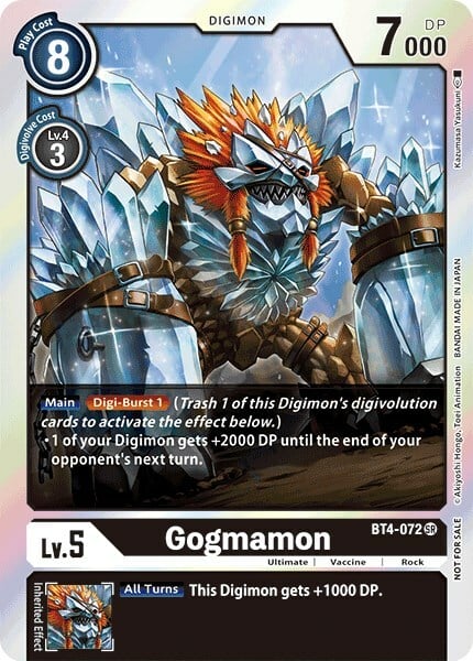 Gogmamon Card Front