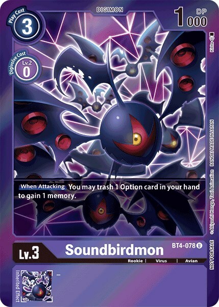 Soundbirdmon Card Front