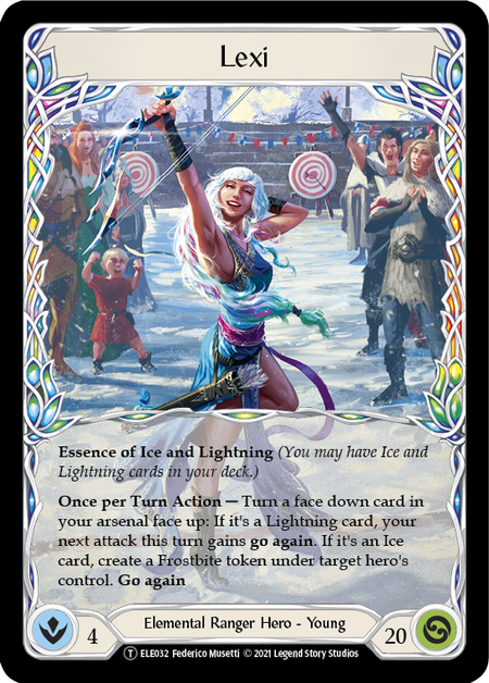 Lexi // Frostbite Card Front