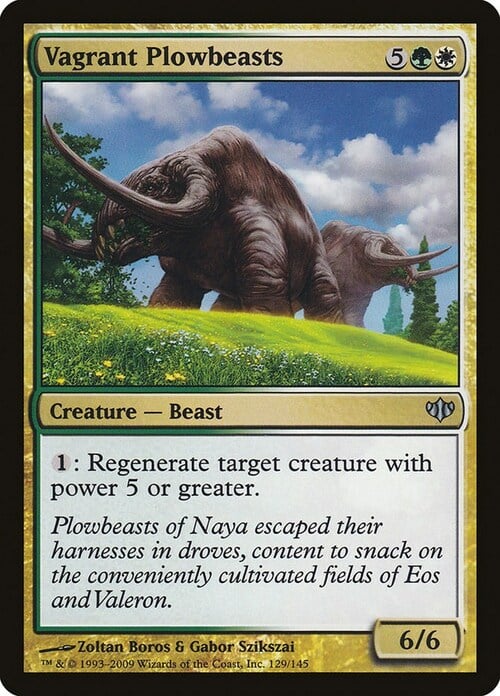 Vagrant Plowbeasts Card Front