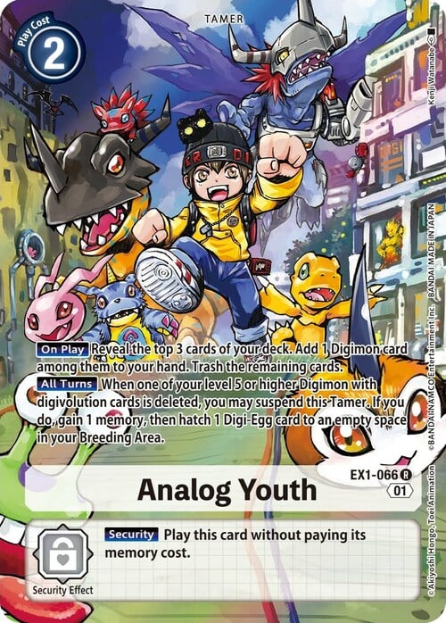 Analog Youth Card Front