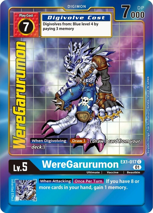 WereGarurumon Card Front