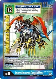 Imperialdramon Dragon Mode · Alternate Art EX1-022P1