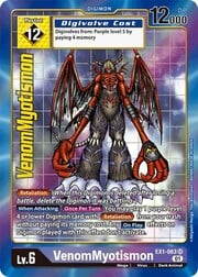 VenomMyotismon · Alternate Art EX1-063P1