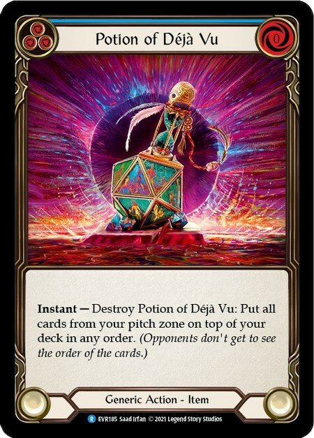 Potion of Deja Vu Card Front