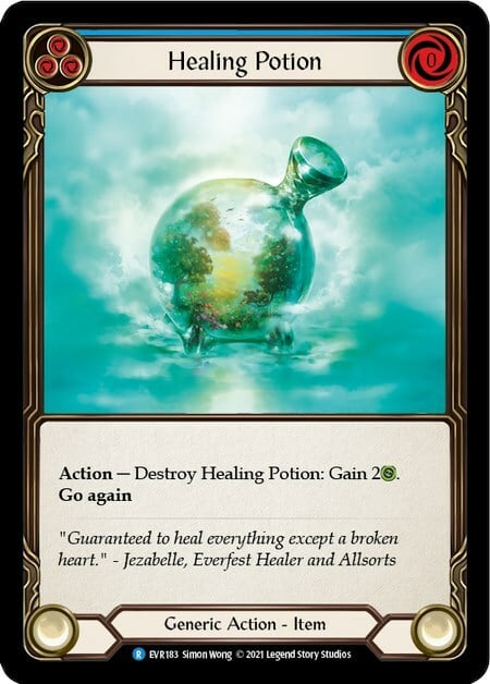 Healing Potion Card Front