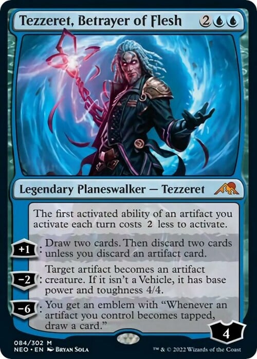 Tezzeret, Betrayer of Flesh Card Front