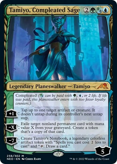 Tamiyo, Compleated Sage Card Front