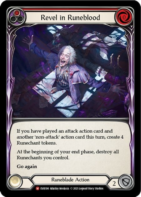 Revel in Runeblood Card Front