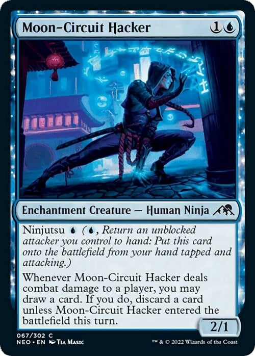 Moon-Circuit Hacker Card Front