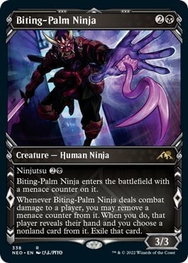 Biting-Palm Ninja Card Front