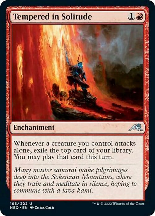 Tempered in Solitude Card Front