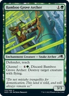 Bamboo Grove Archer Card Front