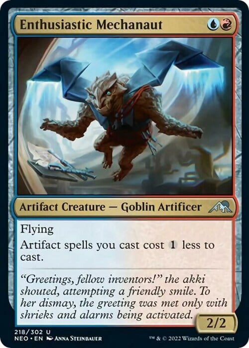 Enthusiastic Mechanaut Card Front