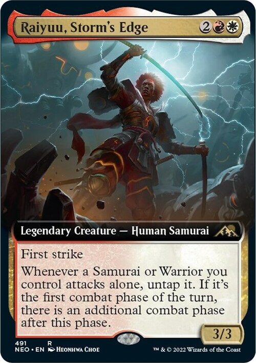 Raiyuu, Storm's Edge Card Front